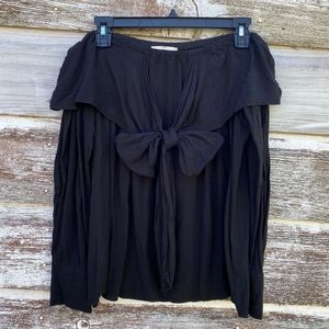 Entro off shoulder boutique blouse with bow